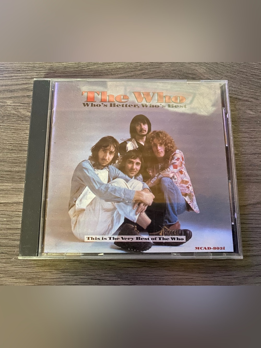 The Who "Who's Better, Who's Best" CD - Beige/Brown Cover